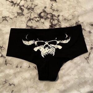 🖤 Official Evilive 2015 Danzig Skull Booty Shorts Panties Band Merch